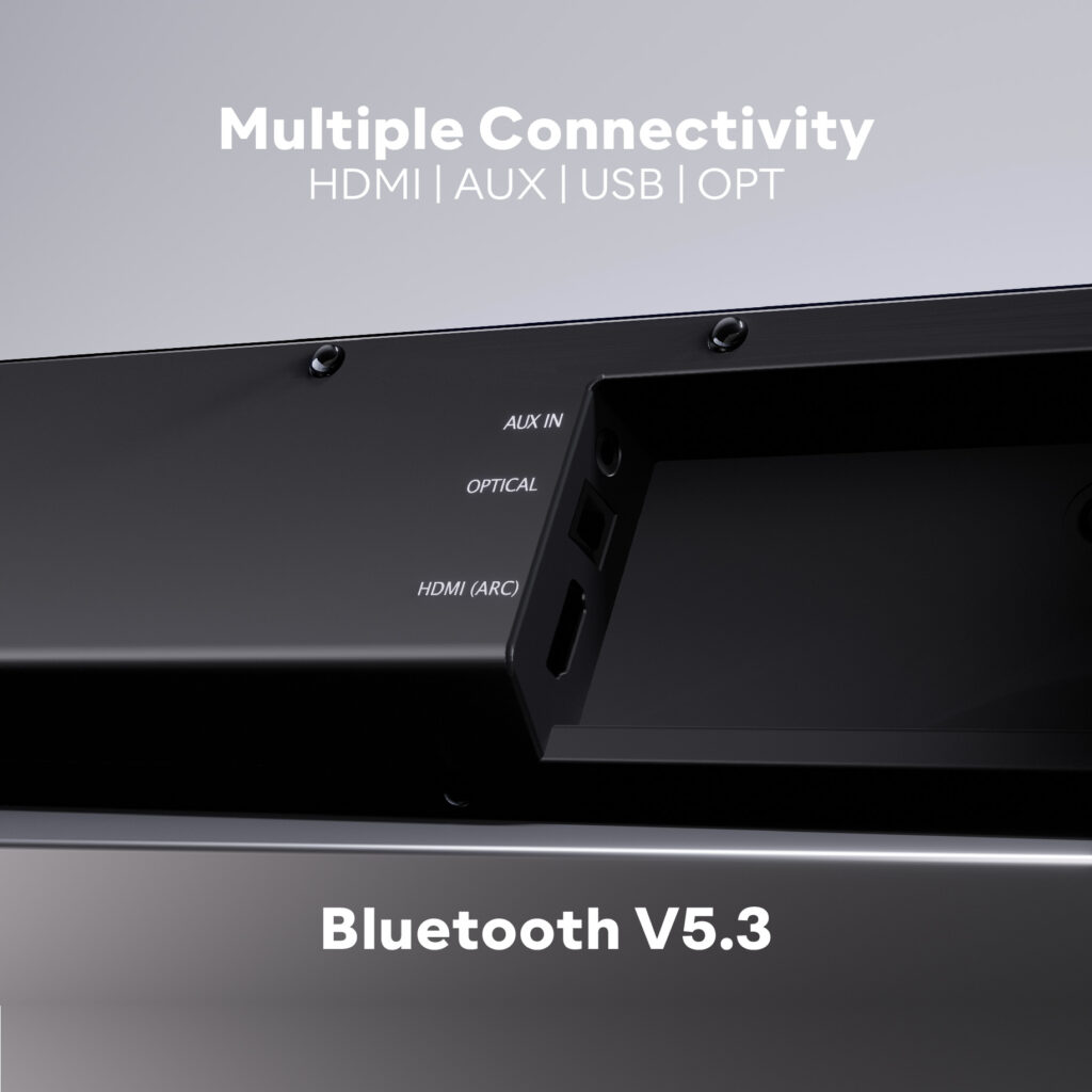 GOVO GoSurround 950 5.1 Channel 500W Wireless Soundbar System with Subwoofer & Satellite Speakers sound bar thumbnail 7