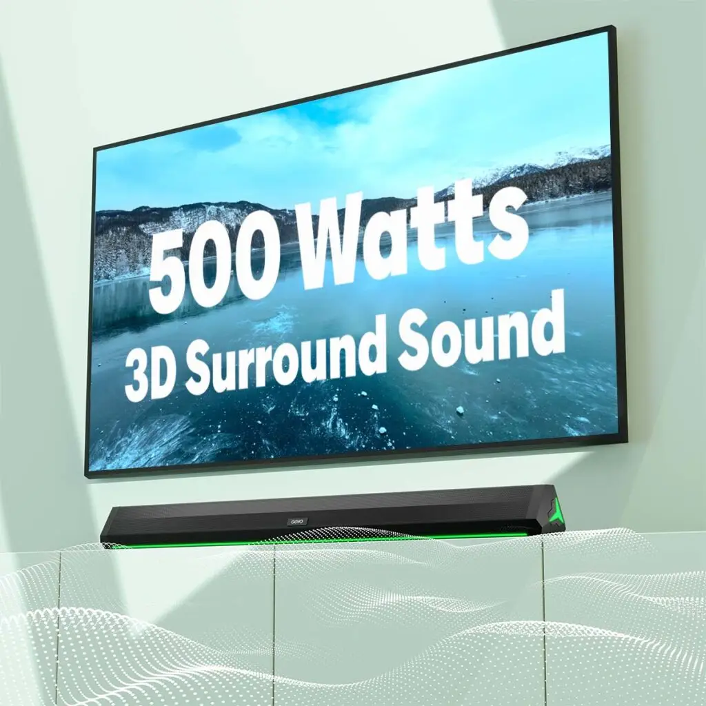 GOVO GoSurround 950 5.1 Channel 500W Wireless Soundbar System with Subwoofer & Satellite Speakers sound bar thumbnail 6